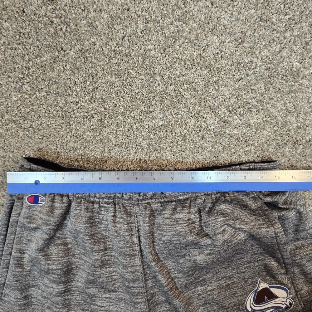 Champion Colorado Avalanche Joggers Mens L Gray Pull On